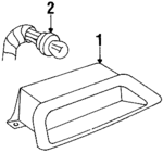 16513569 - Electrical: High Mount Lamp for Pontiac: Bonneville Image