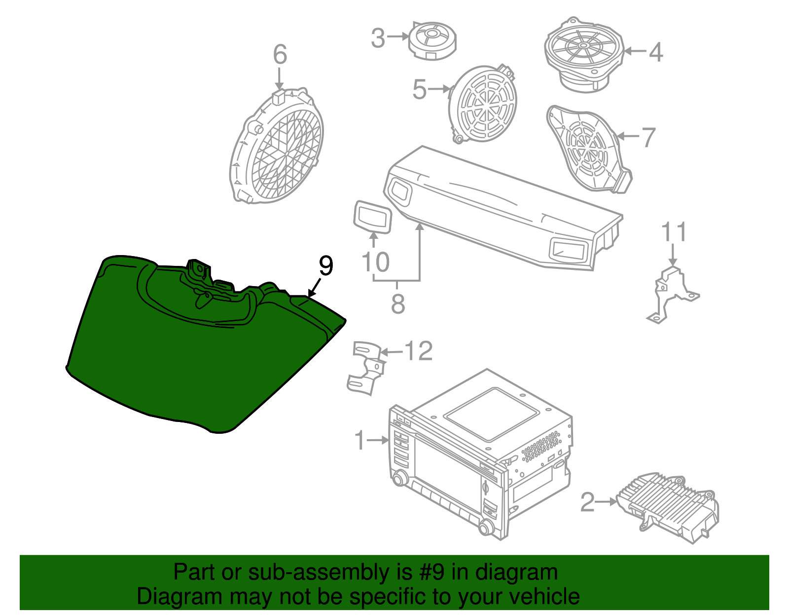 Speaker - Porsche (997-645-566-00-D11)