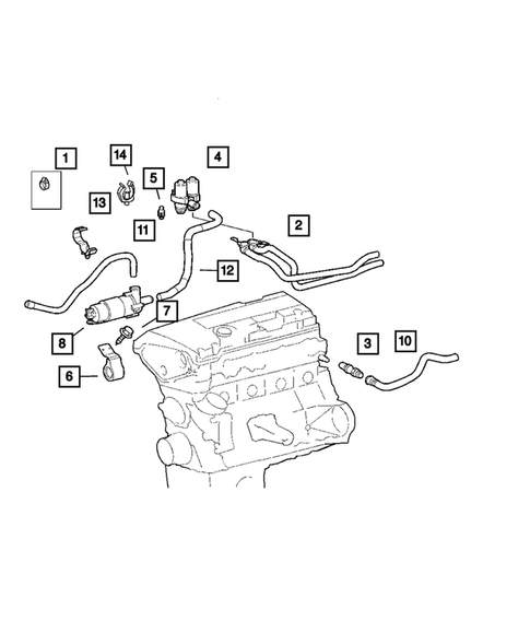 Tuyauterie de climatisation/chauffage pour 2007 Chrysler Crossfire #1