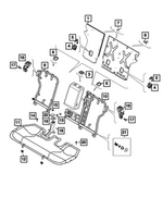 68119438AA - Interior Trim: Screw for Mopar Image