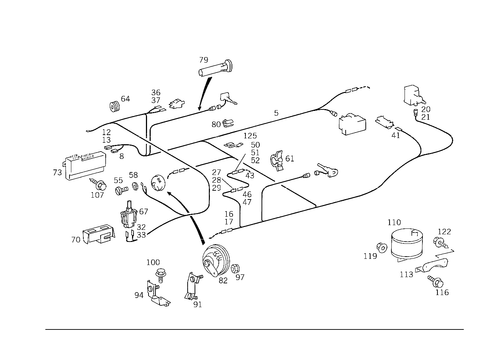 Antitheft Alarm System for 1988 Mercedes-Benz 300CE #0