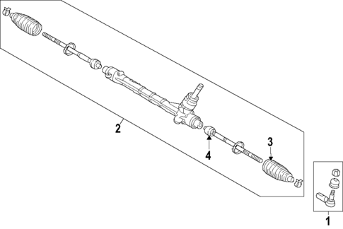 Steering Gear & Linkage for 2020 Mitsubishi Eclipse Cross #1