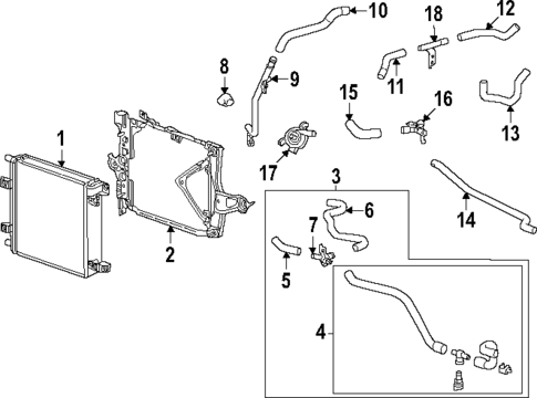 Radiator & Components for 2025 Toyota Tundra #0