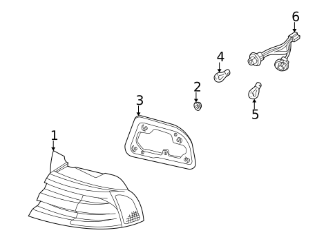 Bulbs - Chassis for 2001 Kia Optima #1