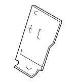 7170212010 - Body: Seat Back Panel for Toyota Image