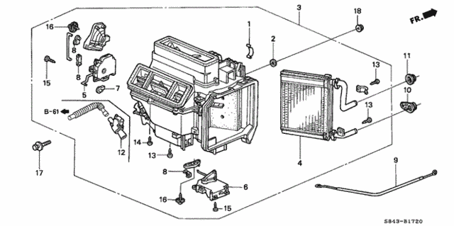 Heater Unit for 2001 Honda Accord #0