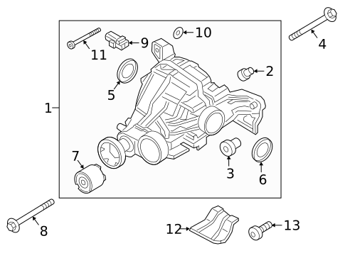 Axle & Differential for 2025 Porsche Cayenne #2