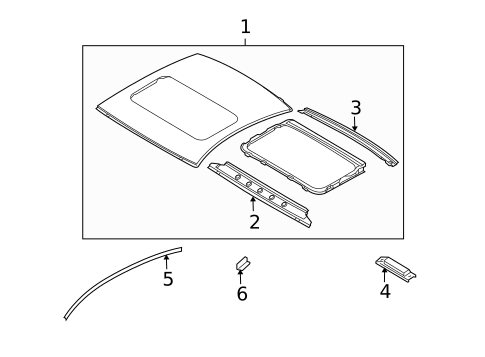 Roof & Components for 2010 INFINITI G37 #2