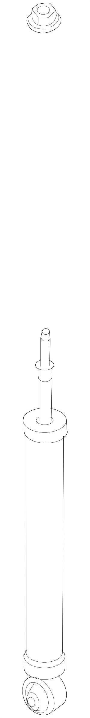 E62101DR1A - : Shock Absorber for INFINITI: FX35, FX37, FX50, QX70 Image