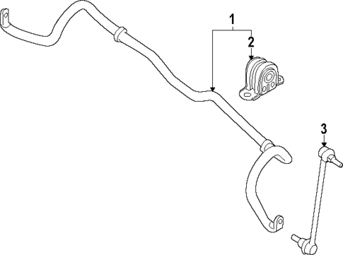 Stabilizer Bar & Components for 2025 Nissan Kicks #0