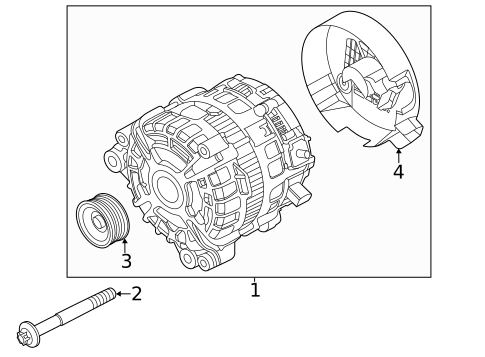 Alternator for 2021 BMW 840i xDrive #2