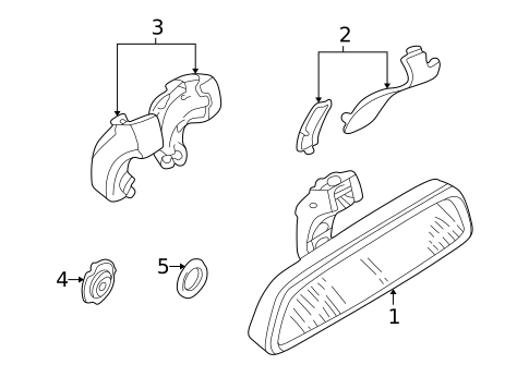 Inside Mirrors for 2003 BMW 325xi #0
