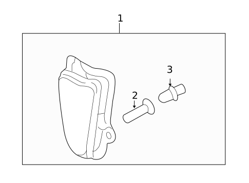 Backup Lamps for 2004 Hyundai XG350 #0