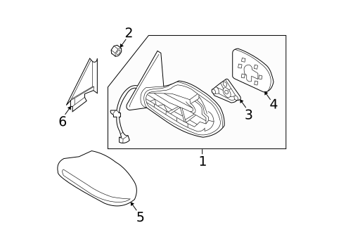 Outside Mirrors for 2012 Nissan Maxima #0