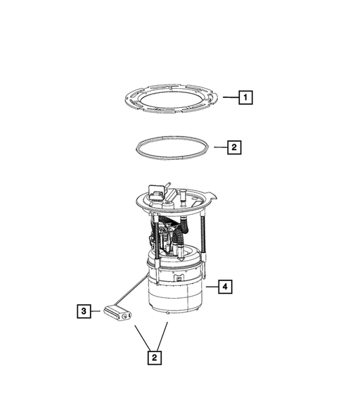 Fuel Pump and Sending Unit for 2021 Jeep Compass #0