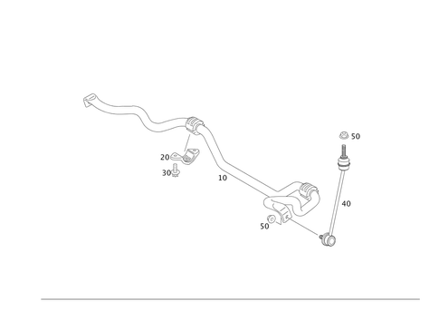 Torsion Bar, Front for 2011 Mercedes-Benz S550 #0