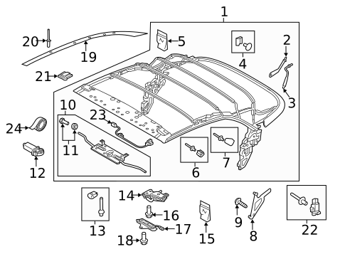 Convertible Top for 2019 Audi A3 Quattro #0