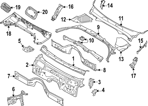 Cowl for 2023 BMW i7 #0