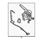360103LM0A - Body: Park Brake Handle for Nissan: NV200 Image