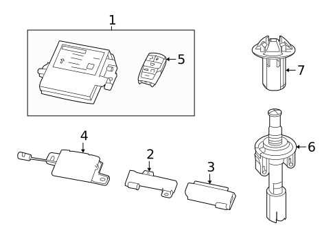 Keyless Entry Components for 2020 Ram 1500 #0