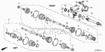 44319SJAA00 - Chassis: SET-RING (32X2.2) for Acura Image