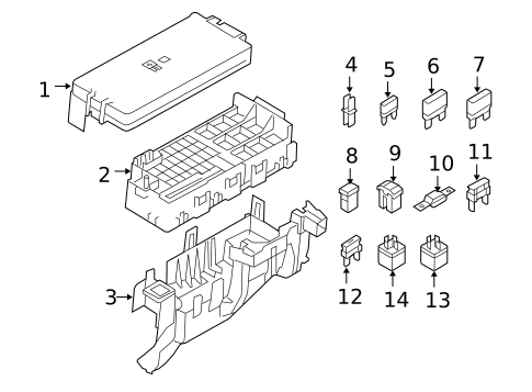 Flasher Units, Fuses, & Circuit Breakers for 2009 Ford Taurus X #0