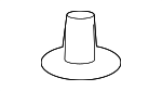 1656660U0A - Engine: Air Cleaner Assembly Retainer for Nissan Image