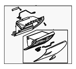 84833129 - : Part# 84833129 F Compartment for Cadillac: CT4 Image
