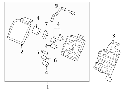 Fuse & Relay for 2016 Chevrolet Impala Limited #0