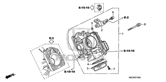 Throttle Body for 2006 Honda Civic #0