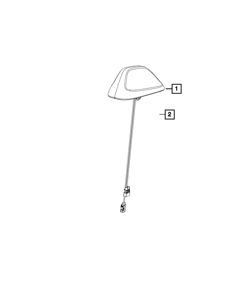 Base Cable And Bracket Antenna - Mopar (6DE46GTWAA)