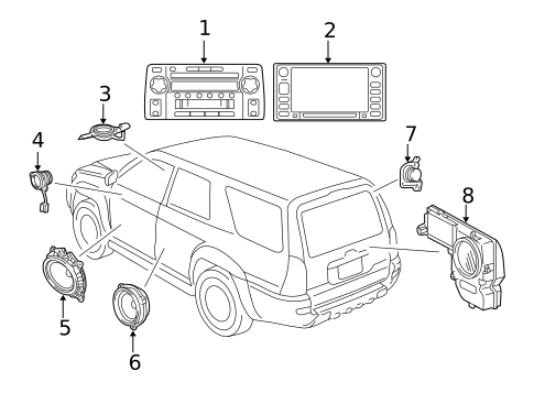 Sound System for 2009 Toyota 4Runner #0