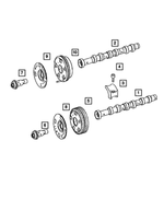 68013890AA - Engine 3.5L Six Cylinder: Camshaft Gear, Intake, Left for Mopar Image