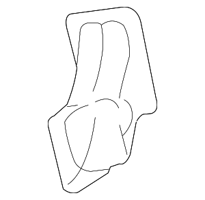 51747184158 - Body: Side Duct for BMW: 740i, 740Li, 750i, 750i xDrive, 750Li, 750Li xDrive, 760Li Image