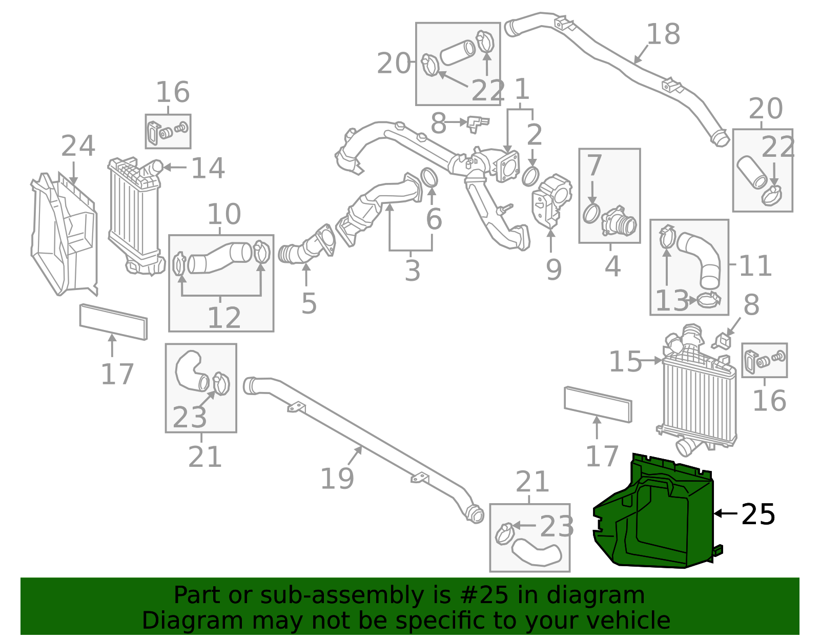2020-2024 Audi Q7 Duct 4M0-145-333-R | Audi OEM Parts Guy