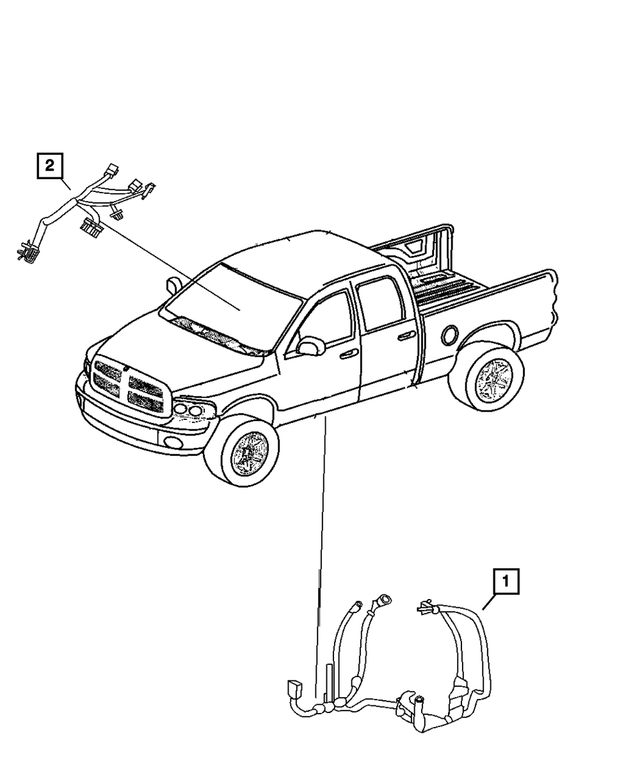 68043428AC - Electrical: Body Wiring for Mopar Image