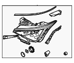 92101XG710 - Electrical: Headlamp Assembly for Kia Image