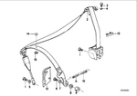 7119903039 - Restraint System and Accessories: Hex Bolt for BMW Image