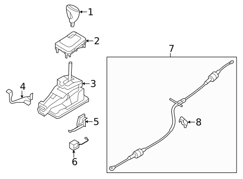 Gear Shift Control for 2016 Volvo XC70 #0