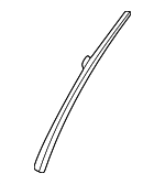 1J0854733C - Body: Drip Rail Cover for Volkswagen Image