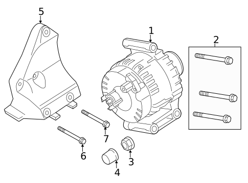 Alternator for 2017 Ford Transit-250 #0