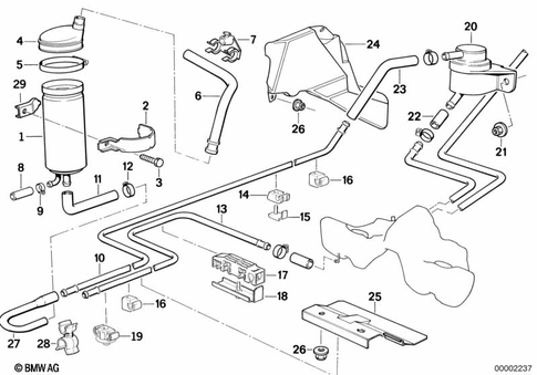 Ventilation for 1997 BMW 840Ci #0