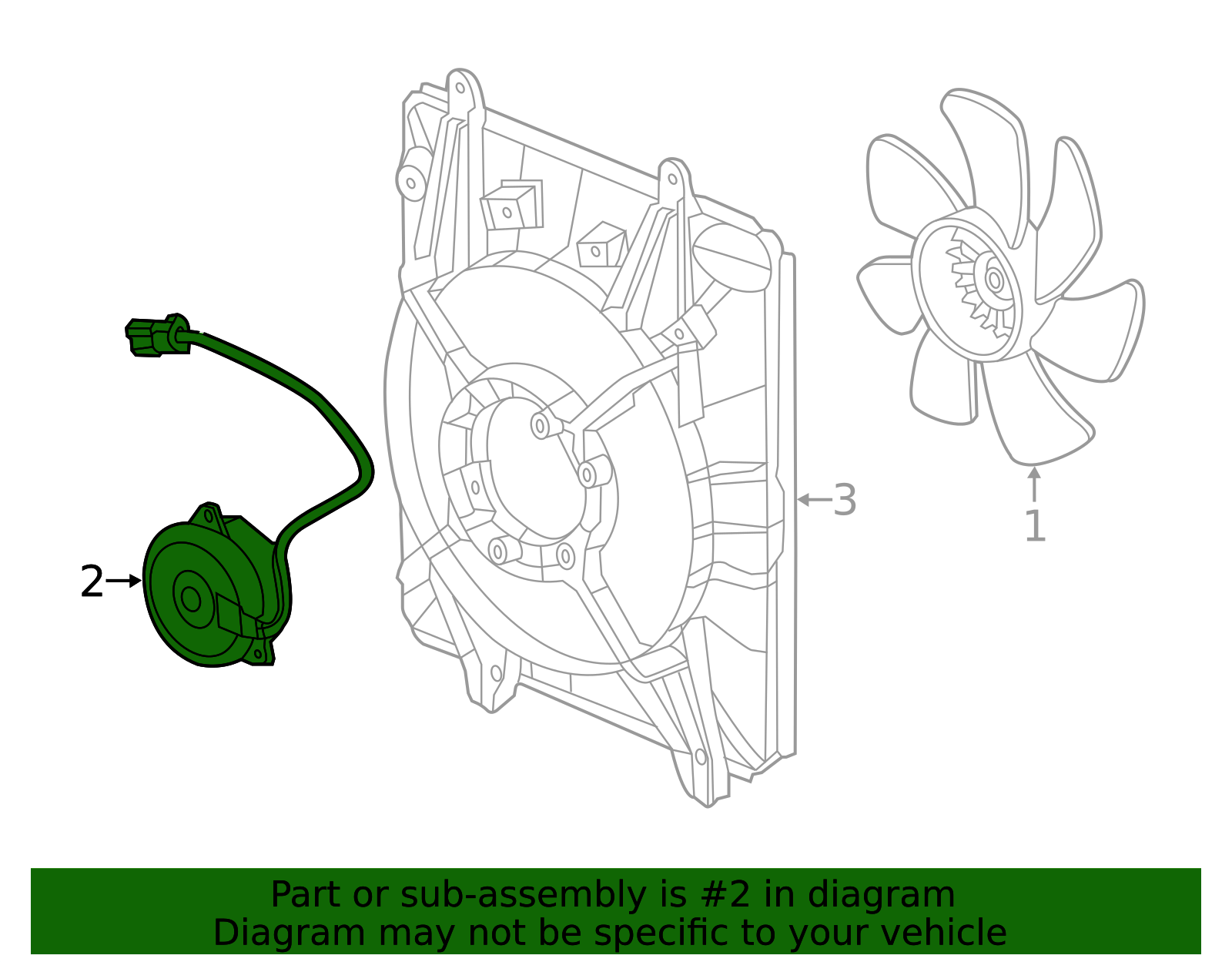 38616-R5A-A01 - 2012-2014 Honda CR-V - Motor Cooling Fan (Denso ...