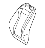 7107411050E7 - : 2020-2024 Lexus - Seat Back Cover for Lexus: LC500, LC500h Image