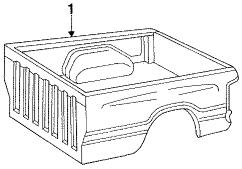 Box Assembly for 1999 Dodge Ram 2500 #0