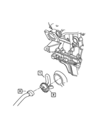 4686948AC - Engine 2.4L Four Cylinder: Engine Block Heater Cord for Mopar Image