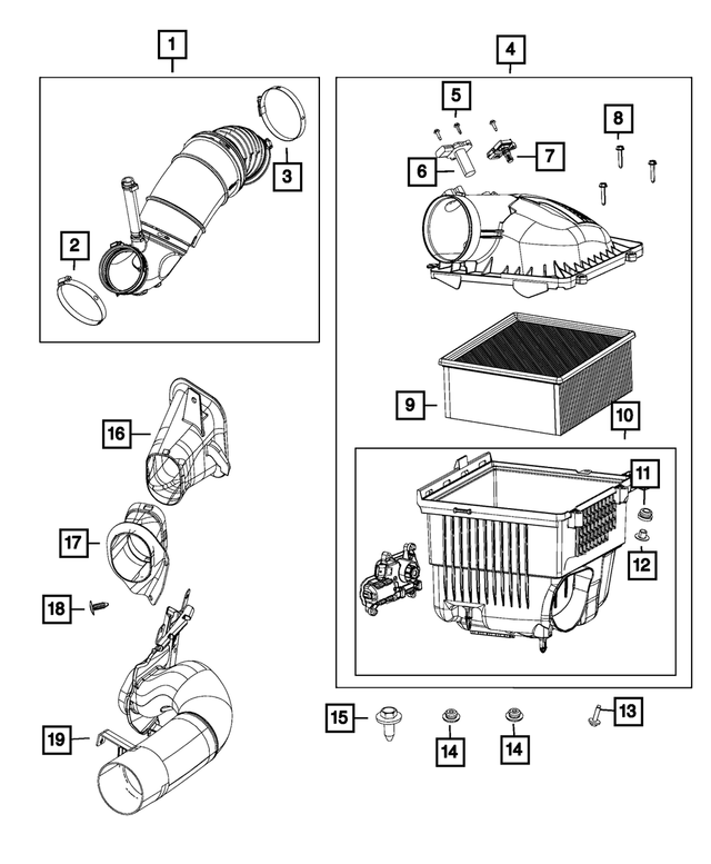 6506971AA - Fuel: Hex Flange Head Tapping Screw &amp; Washer for Mopar Image image
