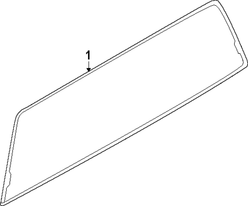 Glass & Hardware - Back for 2023 Ford F-450 Super Duty #1