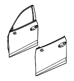 67050TGV305ZZ - : Door Shell for Acura: TLX Image