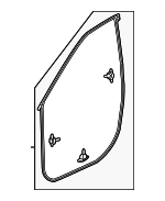 72310TGVA01 - : Door Weather-Strip for Acura: TLX Image